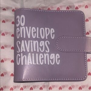 Purple Envelope Savings Challenge Wallet